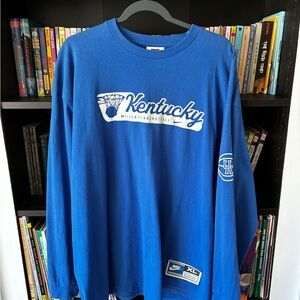 Nike Vintage Kentucky Wildcats basketball long sleeve T, Felt Logos!